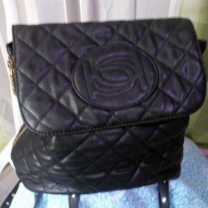 bebe los angeles black book bag purse